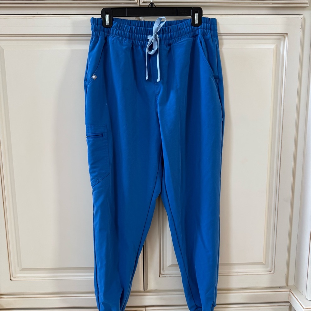 Figs Royal Blue Jogger Scrub Pants